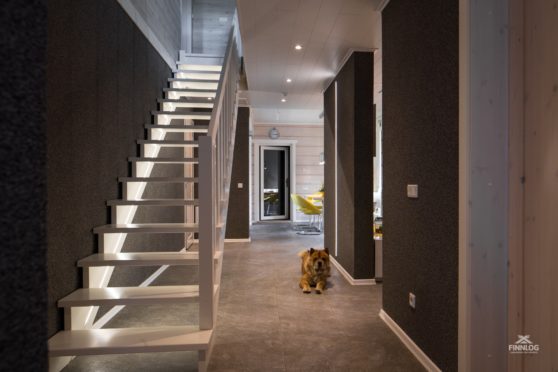 Дизайнерские лестницы в дизайне интерьера двухэтажных домов